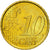 Hiszpania, 10 Euro Cent, 2003, Madrid, MS(65-70), Mosiądz, KM:1043