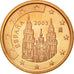 Spain, 5 Euro Cent, 2003, MS(63), Copper Plated Steel, KM:1042