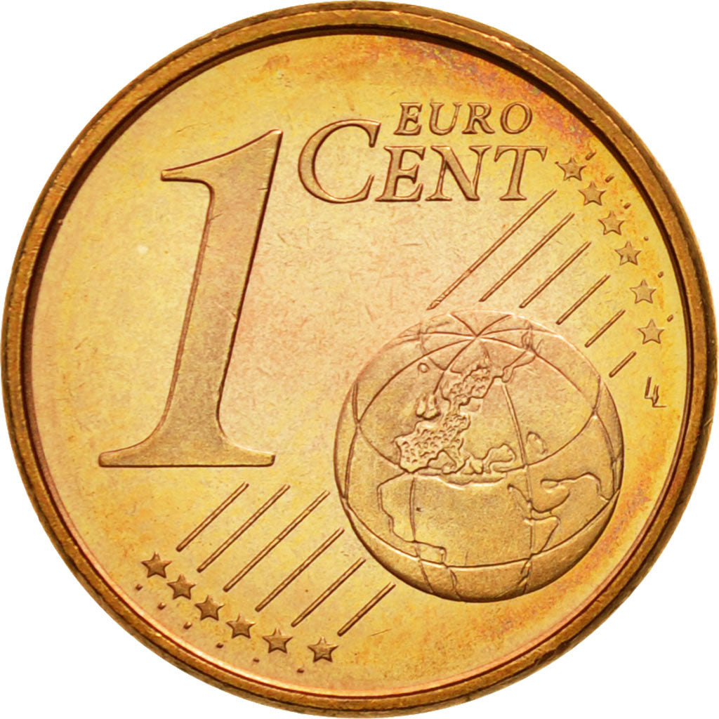 España, Euro Cent, 2003, SC, Cobre chapado en acero, KM:1040