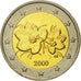 Finlandia, 2 Euro, 2000, EBC+, Bimetálico, KM:105