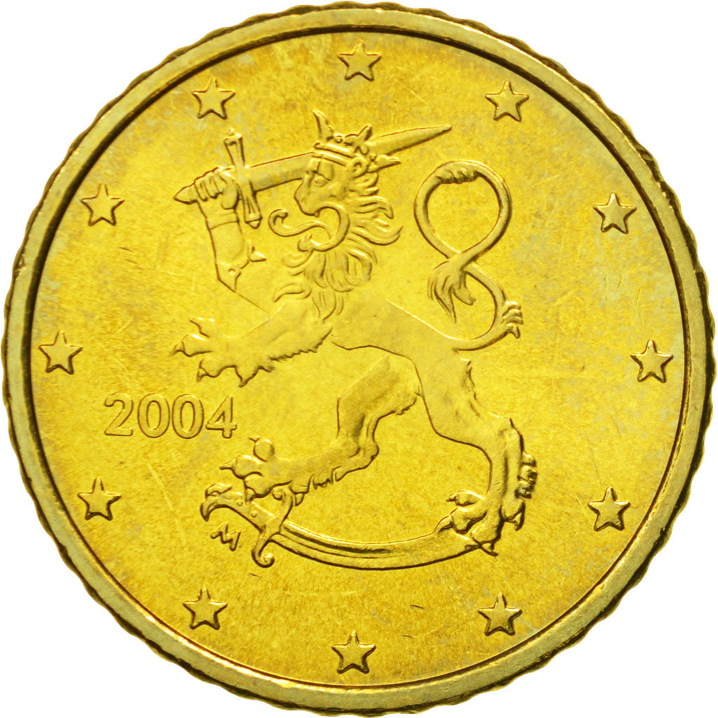 Finland, 50 Euro Cent, 2004, UNC-, Tin, KM:103