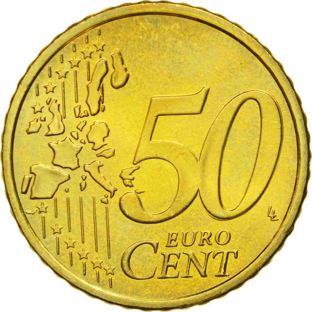 Finland, 50 Euro Cent, 2004, UNC-, Tin, KM:103
