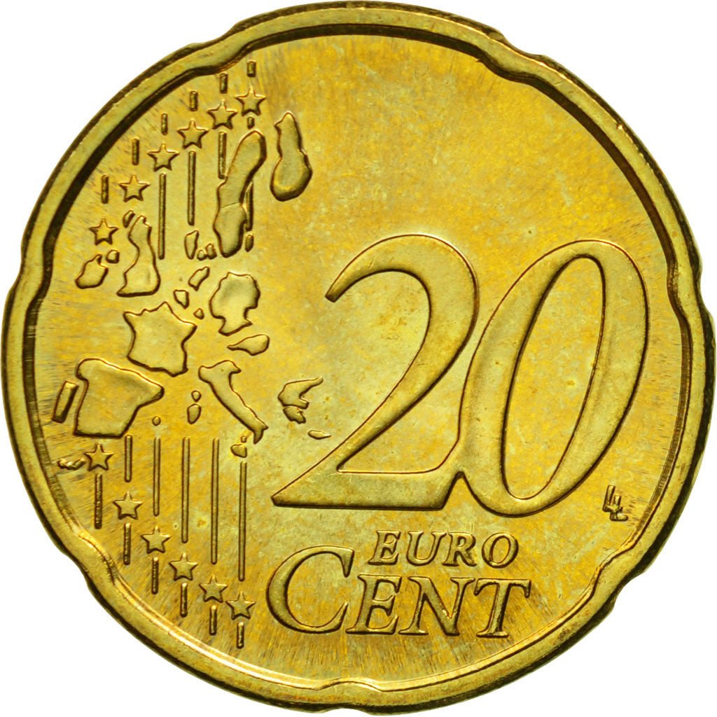 Finland, 20 Euro Cent, 2003, UNC-, Tin, KM:102