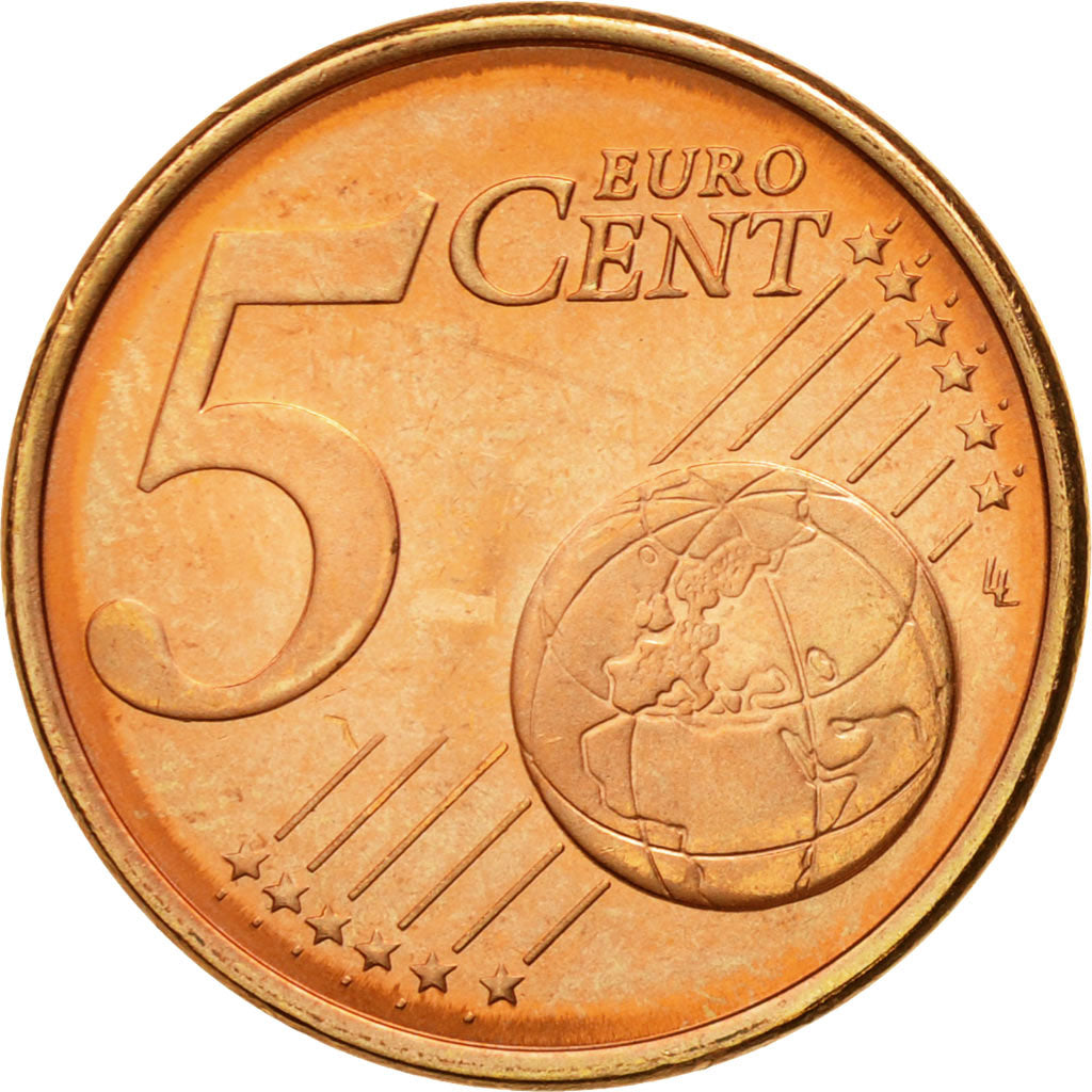 Finland, 5 Euro Cent, 2004, MS(63), Copper Plated Steel, KM:100
