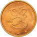 Finland, 2 Euro Cent, 2003, MS(63), Copper Plated Steel, KM:99