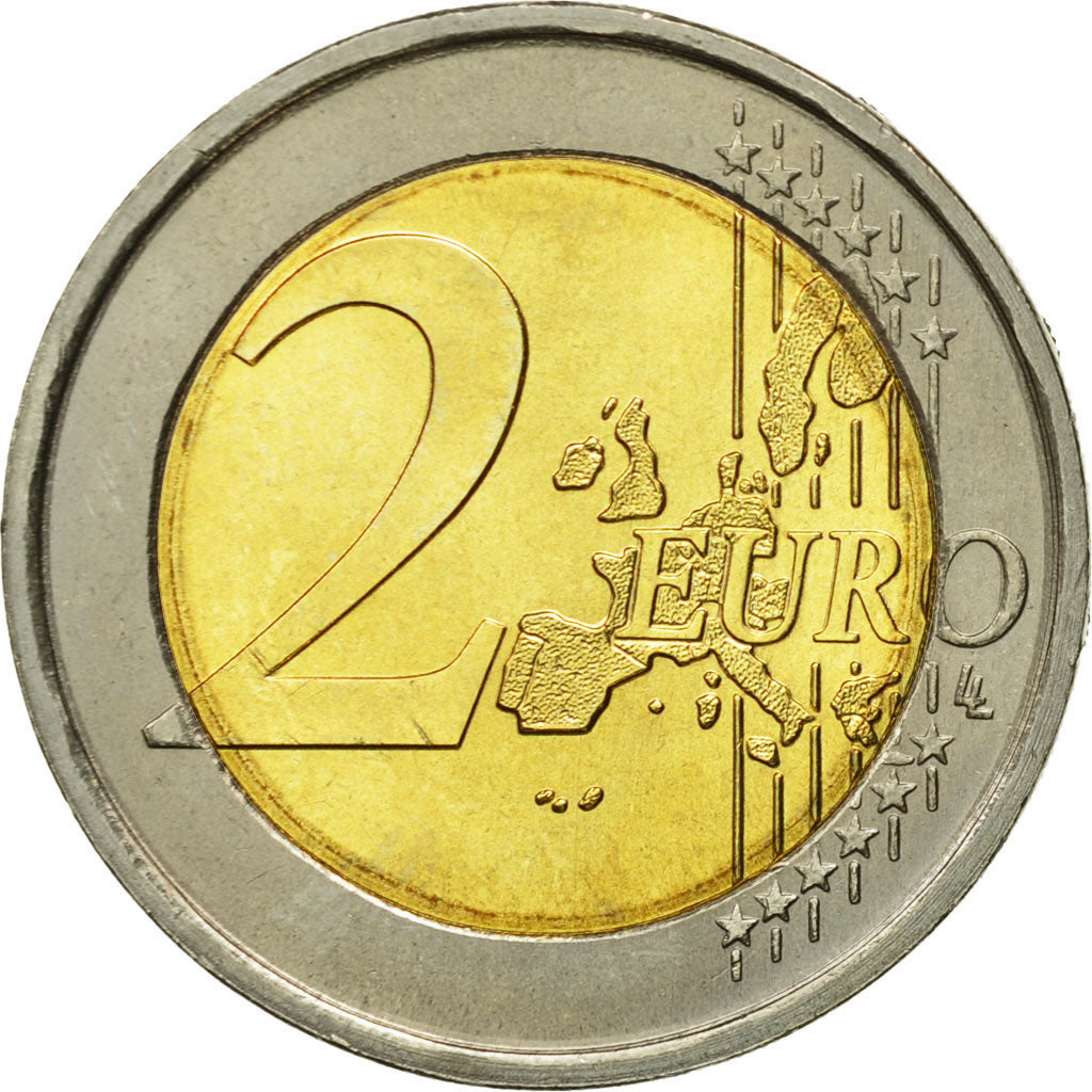 Portugal, 2 Euro, 2004, MS(63), Bi-Metallic, KM:747