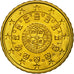Portugal, 10 Euro Cent, 2004, MS(63), Brass, KM:743