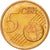 Italië, 5 Euro Cent, 2002, UNC-, Copper Plated Steel, KM:212