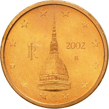 Italy, 2 Euro Cent, 2002, MS(63), Copper Plated Steel, KM:211