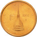 Italy, 2 Euro Cent, 2002, MS(63), Copper Plated Steel, KM:211