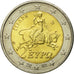 Greece, 2 Euro, 2002, MS(63), Bi-Metallic, KM:188