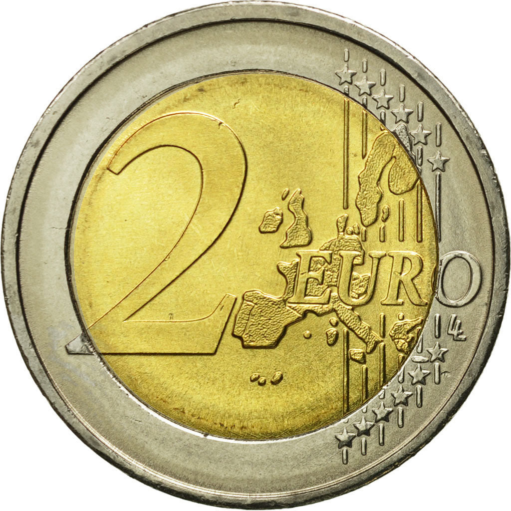 Greece, 2 Euro, 2002, MS(63), Bi-Metallic, KM:188