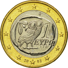 Coin, Greece, Euro, 2002, Athens, MS(63), Bi-Metallic, 23.25