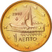 Grecja, Euro Cent, 2002, Athens, MS(63), Miedź platerowana stalą, KM:181