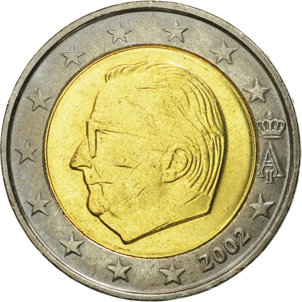 Belgium, 2 Euro, 2002, MS(63), Bi-Metallic, KM:231