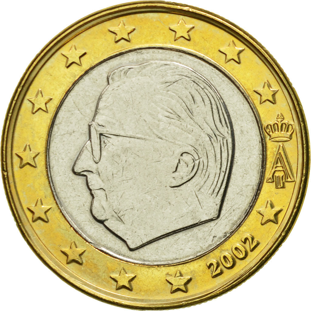 Bélgica, Euro, 2002, SC, Bimetálico, KM:230