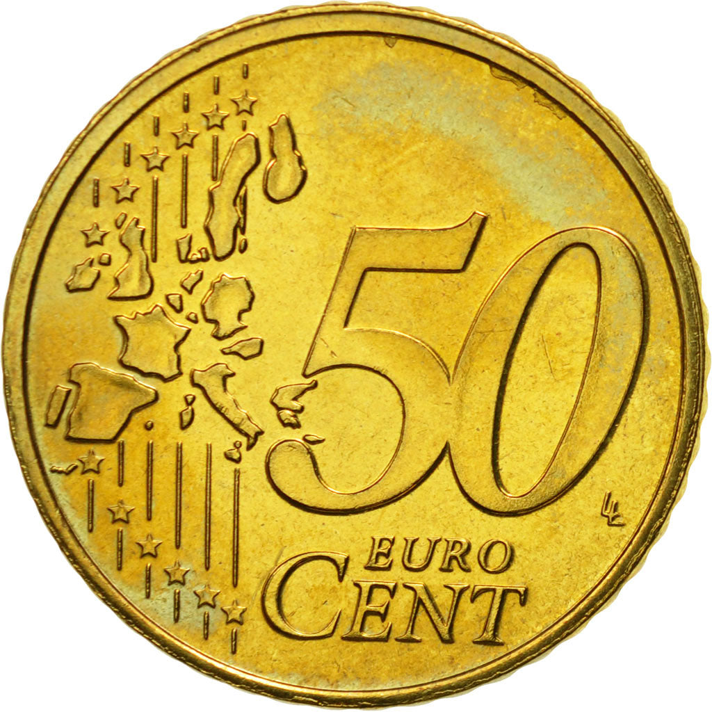 Luxembourg, 50 Euro Cent, 2003, MS(60-62), Brass, KM:80