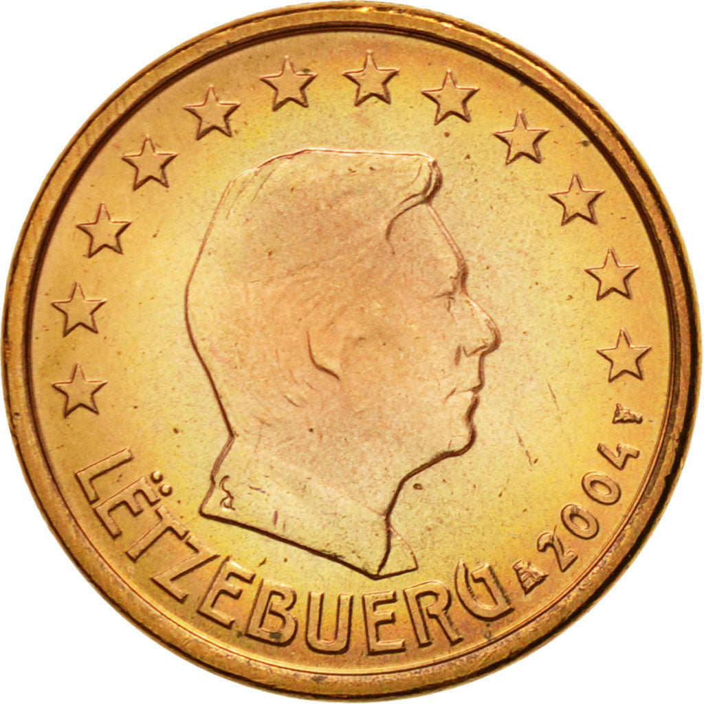 Luxemburg, Euro Cent, 2004, UNZ, Copper Plated Steel, KM:75