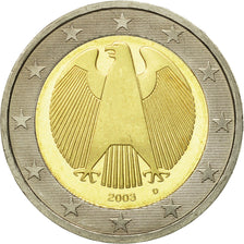 Bundesrepublik Deutschland, 2 Euro, 2003, UNZ, Bi-Metallic, KM:214