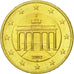 GERMANY - FEDERAL REPUBLIC, 50 Euro Cent, 2002, MS(63), Brass, KM:212