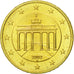 GERMANY - FEDERAL REPUBLIC, 50 Euro Cent, 2002, MS(63), Brass, KM:212