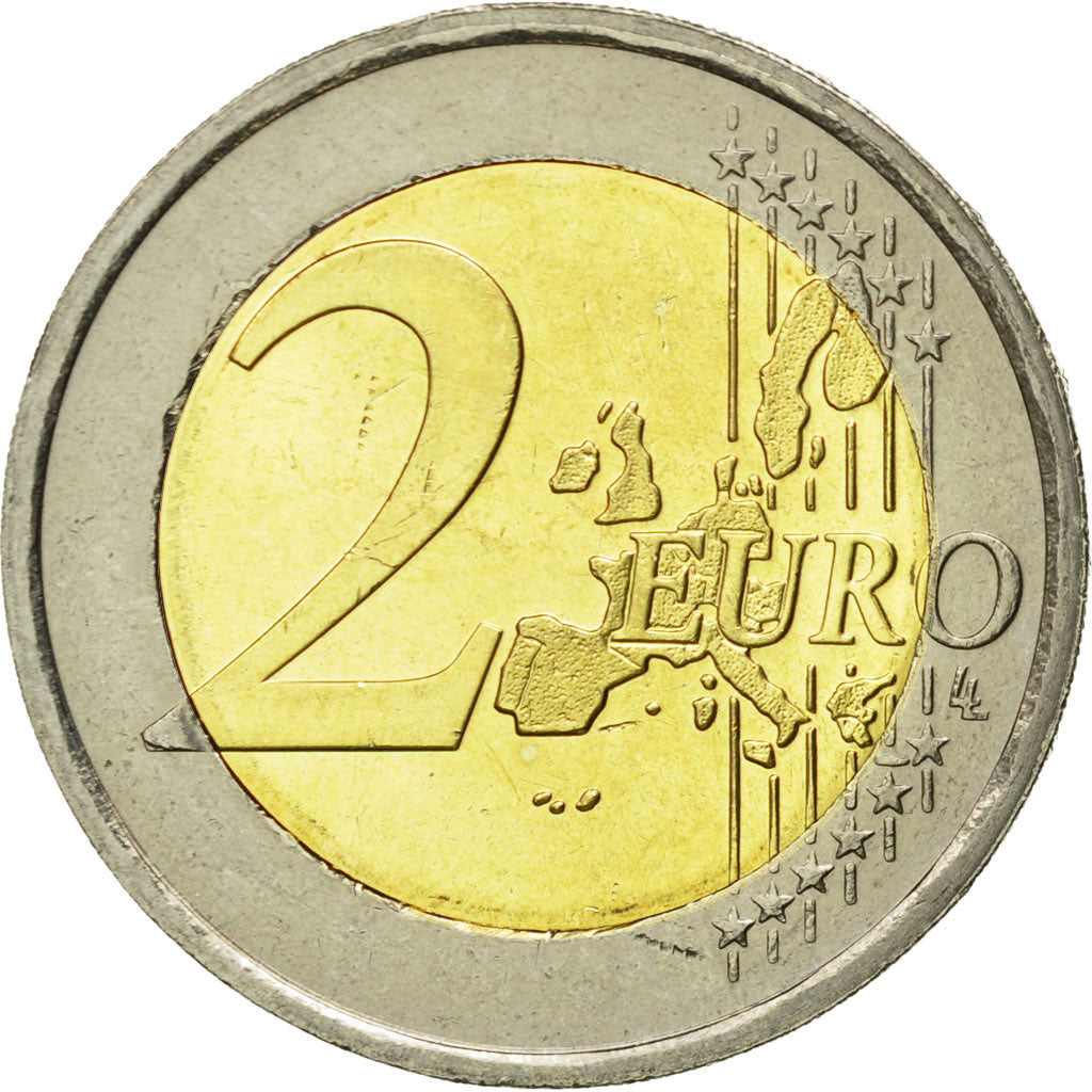 IRELAND REPUBLIC, 2 Euro, 2003, MS(63), Bi-Metallic, KM:51