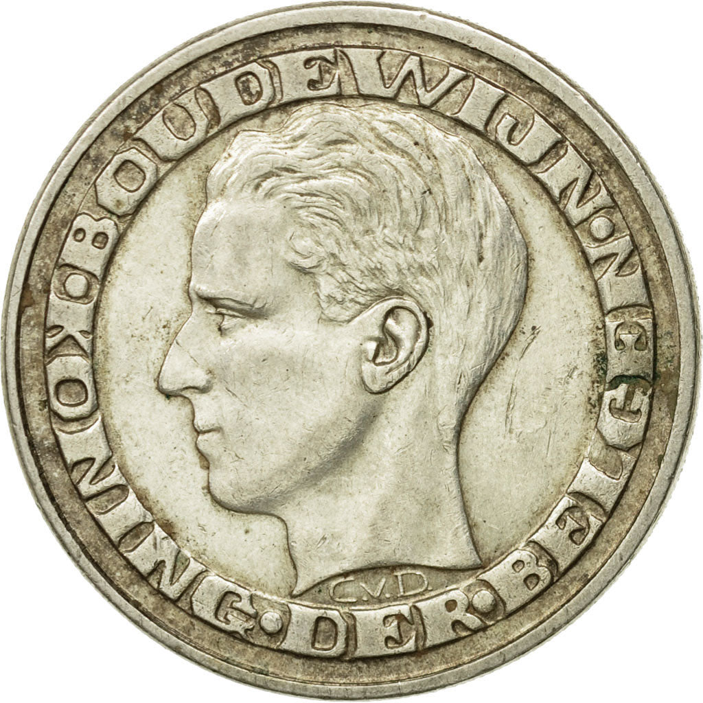 Monnaie, Belgique, 50 Francs, 50 Frank, 1958, TTB+, Argent, KM:150.1