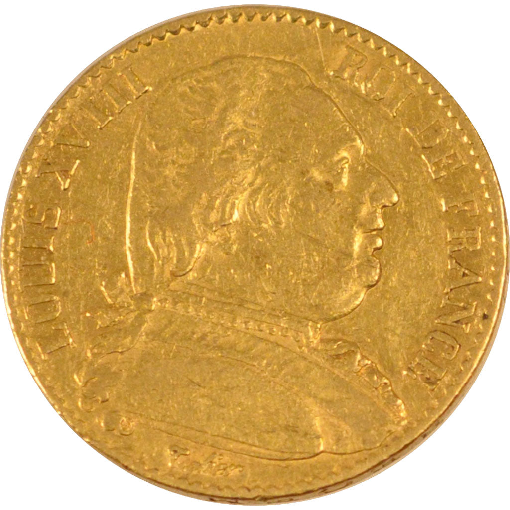 Monnaie, France, Louis XVIII, Louis XVIII, 20 Francs, 1815, Paris, TTB, Or