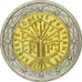 France, 2 Euro, 2002, MS(60-62), Bi-Metallic, KM:1289