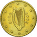 REPUBLIKA IRLANDII, 50 Euro Cent, 2002, Sandyford, MS(60-62), Mosiądz, KM:37