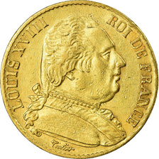 Monnaie, France, Louis XVIII, Louis XVIII, 20 Francs, 1815, Paris, SUP, Or
