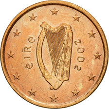 IRELAND REPUBLIC, 5 Euro Cent, 2002, MS(60-62), Copper Plated Steel, KM:34