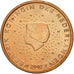 Netherlands, 2 Euro Cent, 2002, MS(63), Copper Plated Steel, KM:235
