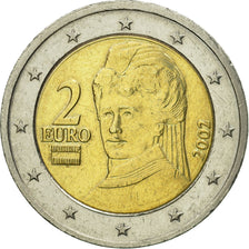 Austria, 2 Euro, 2002, MS(60-62), Bi-Metallic, KM:3089