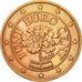 Österreich, 5 Euro Cent, 2002, VZ+, Copper Plated Steel, KM:3084