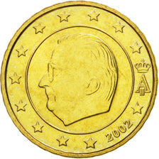 Belgium, 10 Euro Cent, 2002, MS(63), Brass, KM:227
