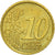 Italie, 10 Euro Cent, 2002, TTB, Laiton, KM:213