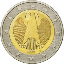 GERMANY - FEDERAL REPUBLIC, 2 Euro, 2002, MS(60-62), Bi-Metallic, KM:214