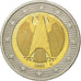 GERMANY - FEDERAL REPUBLIC, 2 Euro, 2002, MS(60-62), Bi-Metallic, KM:214
