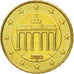 GERMANY - FEDERAL REPUBLIC, 10 Euro Cent, 2002, MS(60-62), Brass, KM:210