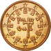 Portugal, 5 Euro Cent, 2002, EF(40-45), Copper Plated Steel, KM:742