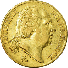 Monnaie, France, Louis XVIII, Louis XVIII, 20 Francs, 1817, Paris, TTB, Or