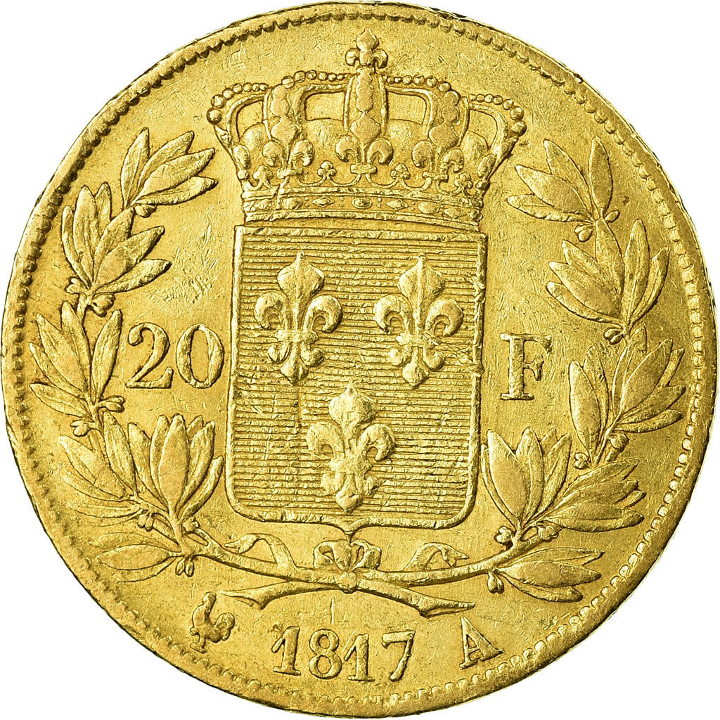 Monnaie, France, Louis XVIII, Louis XVIII, 20 Francs, 1817, Paris, TTB, Or