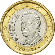 Spain, Euro, 2002, AU(55-58), Bi-Metallic, KM:1046