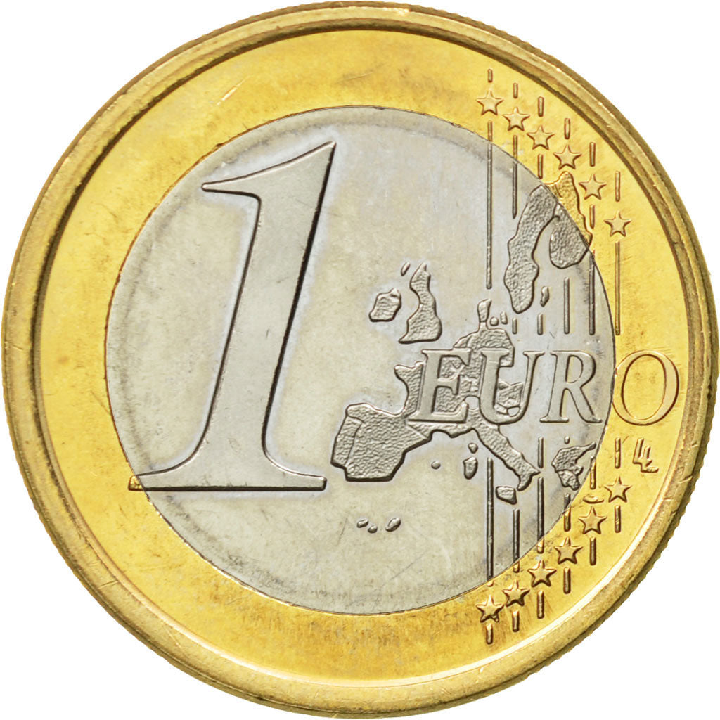 Spain, Euro, 2002, AU(55-58), Bi-Metallic, KM:1046