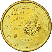 España, 50 Euro Cent, 2002, EBC+, Latón, KM:1045