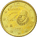 Spain, 50 Euro Cent, 2002, MS(60-62), Brass, KM:1045