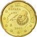 Spanje, 20 Euro Cent, 2002, PR+, Tin, KM:1044