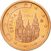 Spain, 2 Euro Cent, 2002, MS(63), Copper Plated Steel, KM:1041