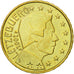 Luxembourg, 10 Euro Cent, 2002, MS(60-62), Brass, KM:78